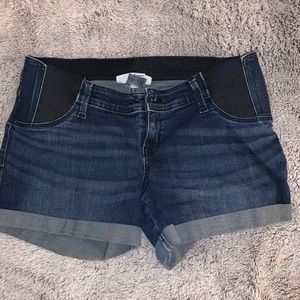 Isabel Maternity Jean Shorts